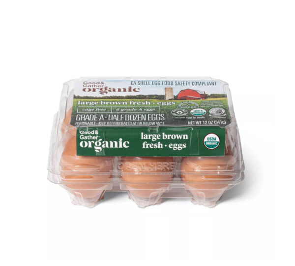 Organic Cage-Free Grade A Large Brown Eggs - Görsel 2